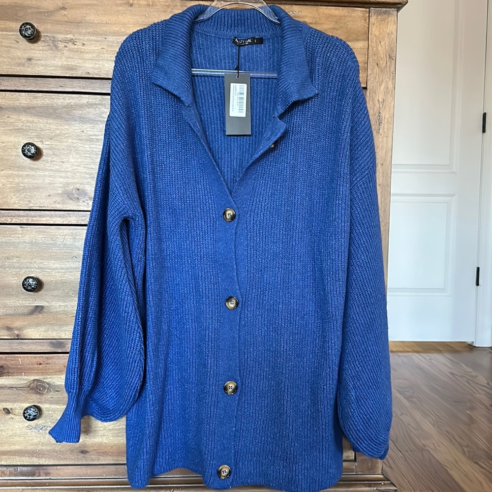 Nasty gal oversized sweater dress/ cardigan